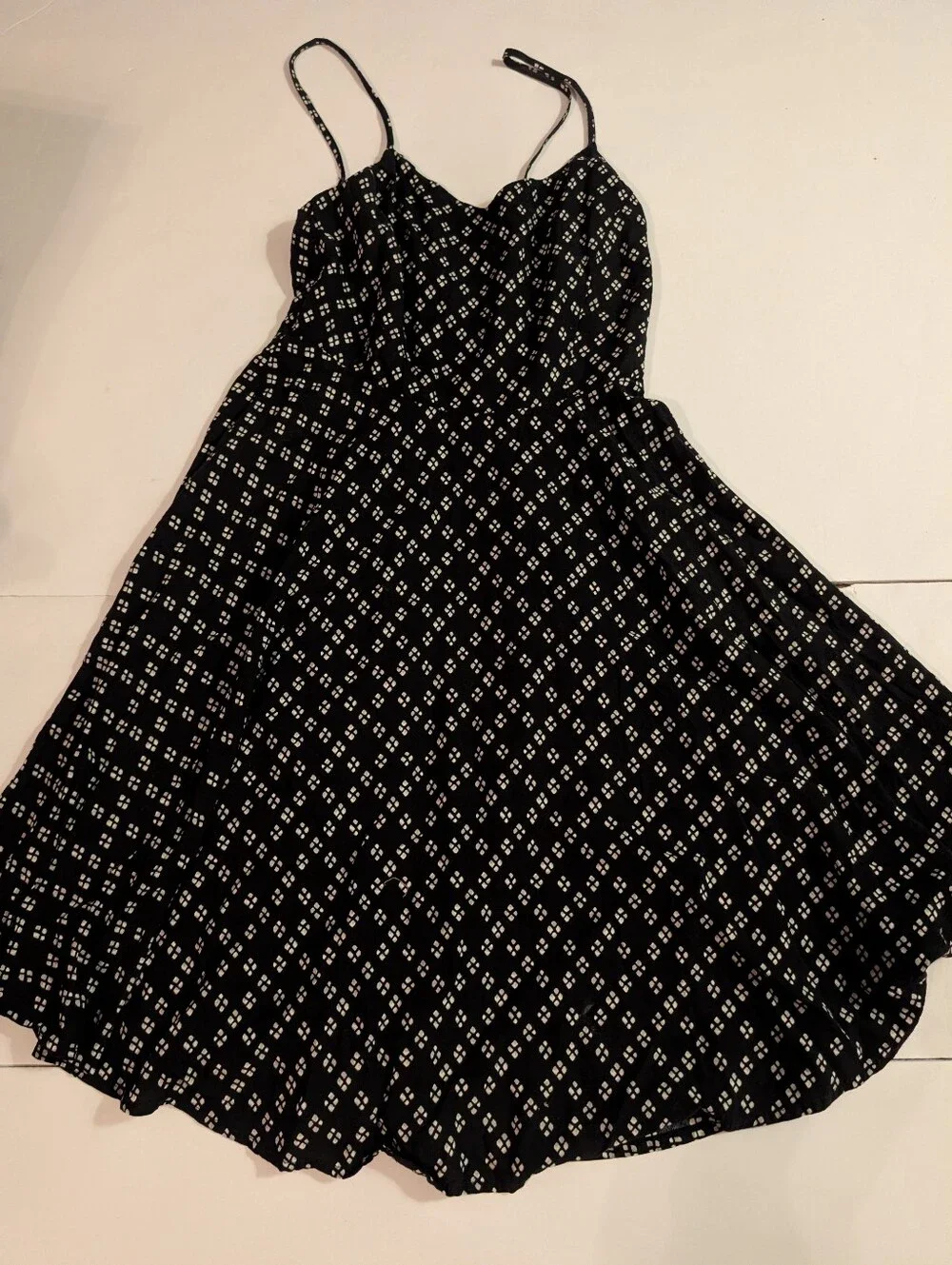 dusty blue chiffon dress Dasha Slip White and black outfit casual wear for women Size:AU 4